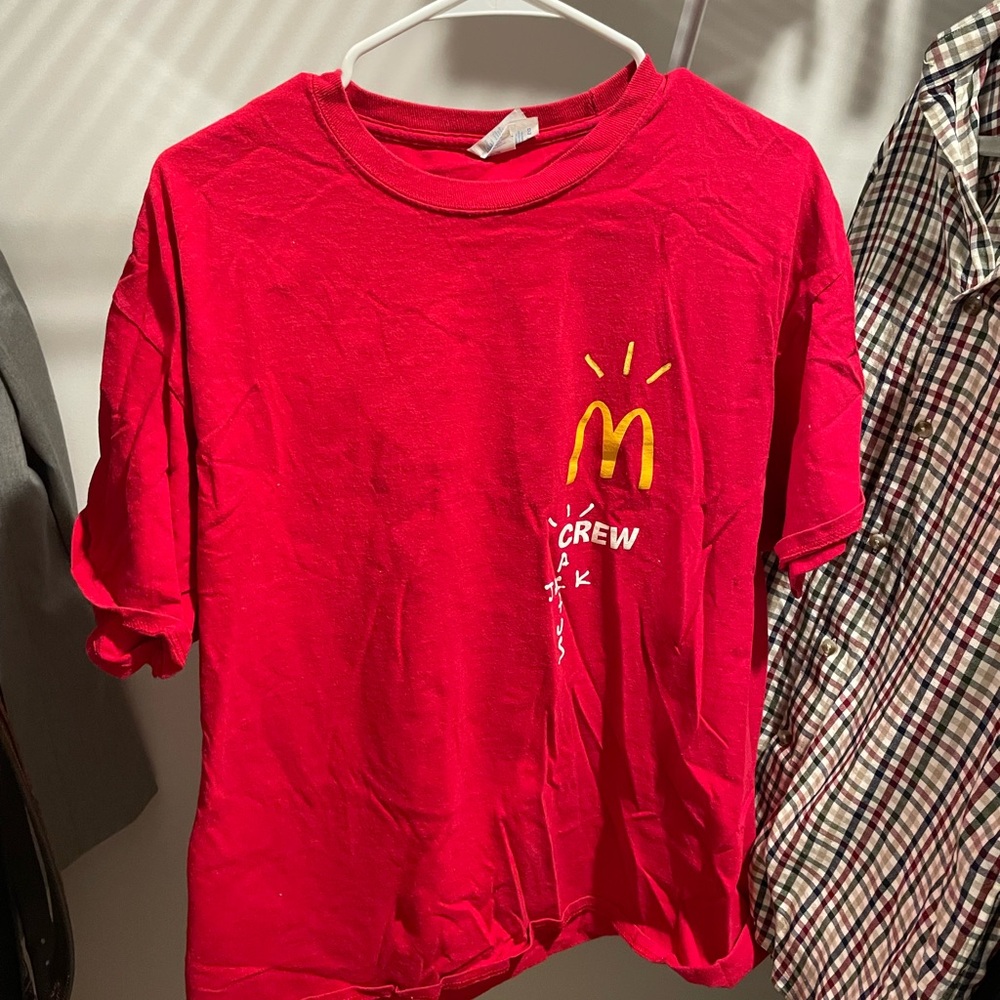 Travis Scott x McDonald's Red Crew T-Shirt